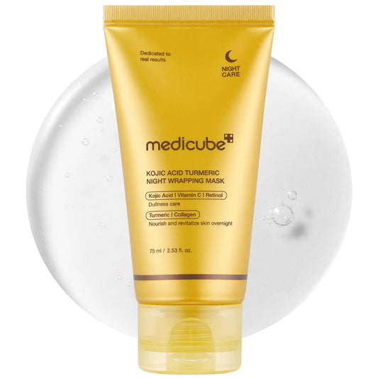 Medicube Kojic Acid Turmeric Night Wrapping Mask 75ml original tube